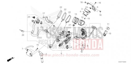 IMPIANTO ELETTRICO CRF250RS di 2025